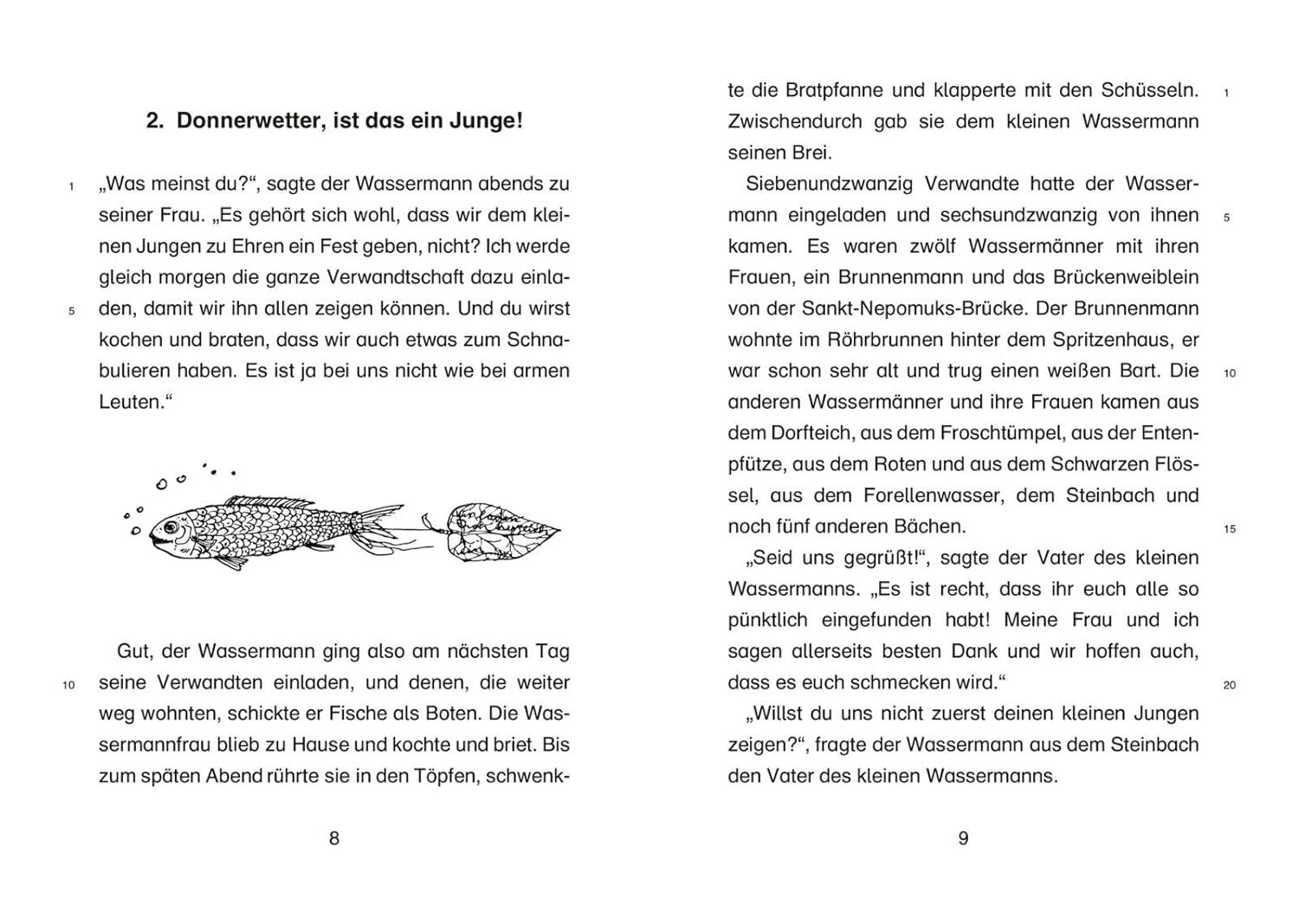 Thumbnail - Otfried Preussler Der Kleine Wassermann Schulausgabe (taschenbuch)