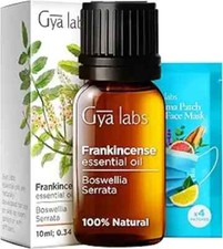 Gya Labs Frankincense Essential Oil for Pain  Body Comfort for Face, 0.34 Fl Oz