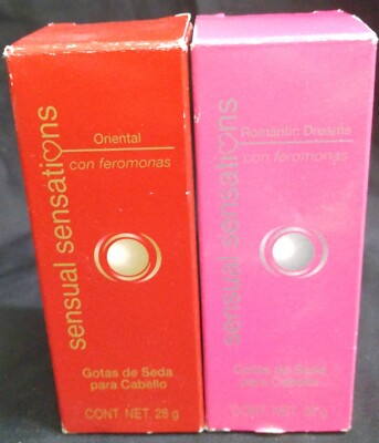 Sensual Sensations ~ Gotas de Seda Para Cabello con Feromonas 28 g