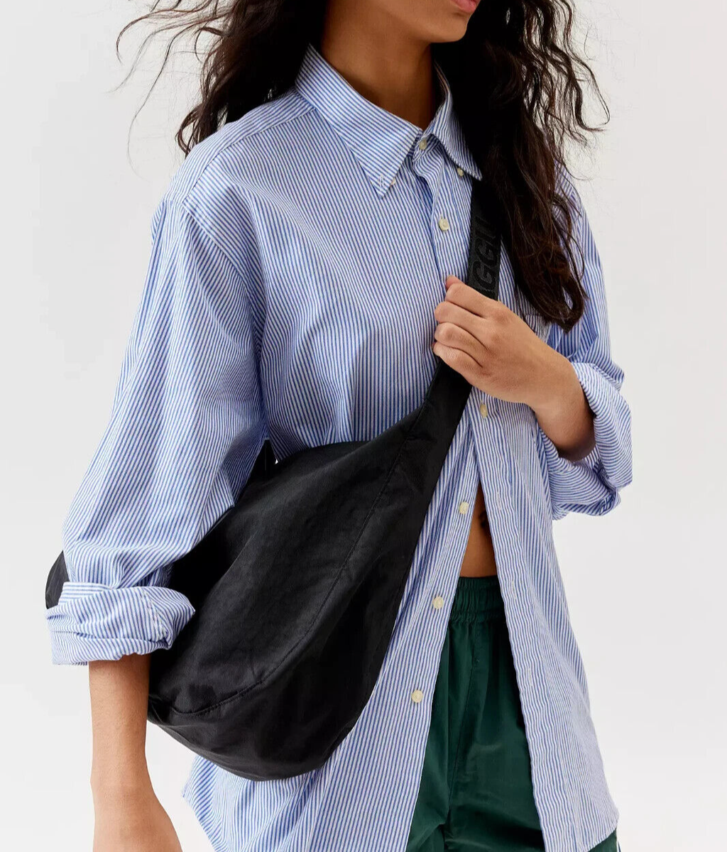 NEW Baggu Crescent Bag Black LARGE | eBay