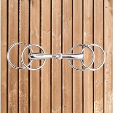 Sprenger 4Ringtrense, einfach gebrochen Edelstahl, Fahrgebiss Pony, 12mm (40654)