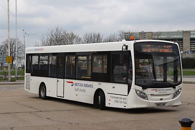 British Airways Staff Shuttle 8367 6x4 Quality Bus Photo