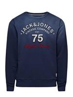 Jack And Jones Baker Crew Neck Sweat Jumper Navy Blue Jack And Jones Baker Crew Neck Sweat Jumper Navy Blue
