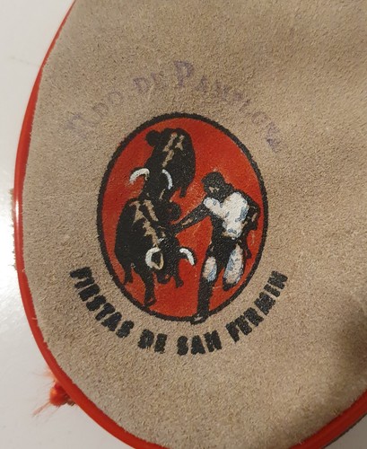 Pamploma San Fermin Leather Wineskin Bota 0.5 Litre - Picture 3 of 3