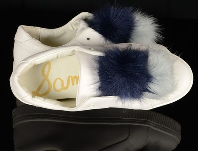 sam edelman white slip on sneakers