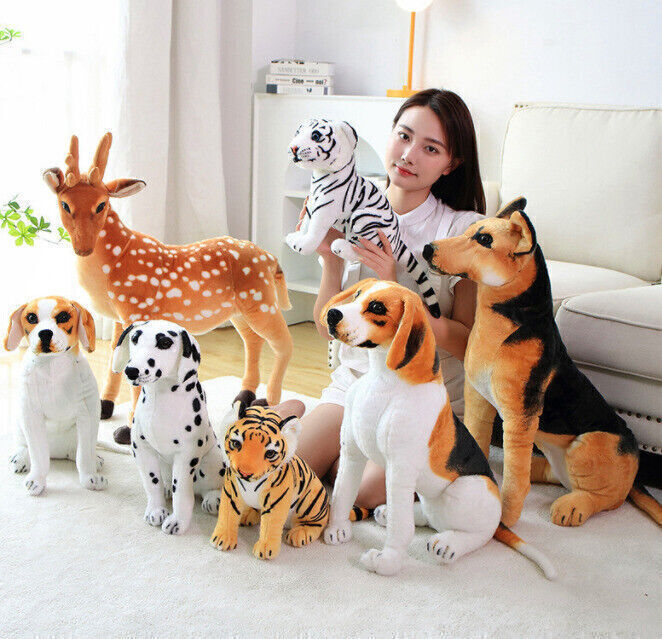 Kids Large Soft Animals Dalmatian Dog Plush Toy Doll Stuffed Dolls Baby