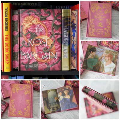 The Rose Bargain Sasha Peyton Smith LitJoy Signed Special Edition Sprayed Edges