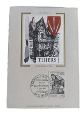Carte Premier Jour Timbre N° 2467 Métiers D'art Coutellerie Thiers Oblitéré 1987