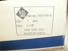 NDL NBV09-S REFRIGERATION BALL VALVE  1-1/8" ODF 700PSI 8-1/4"L NEW