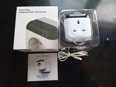 Programmierbarer Smart Wifi Thermostat Stecker Steckdose Mini Temperaturregler 15A W