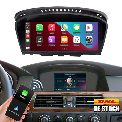 Wireless Carplay Android Auto TouchScreen für BMW 3/5er E60 E90 2003-2008 CCC