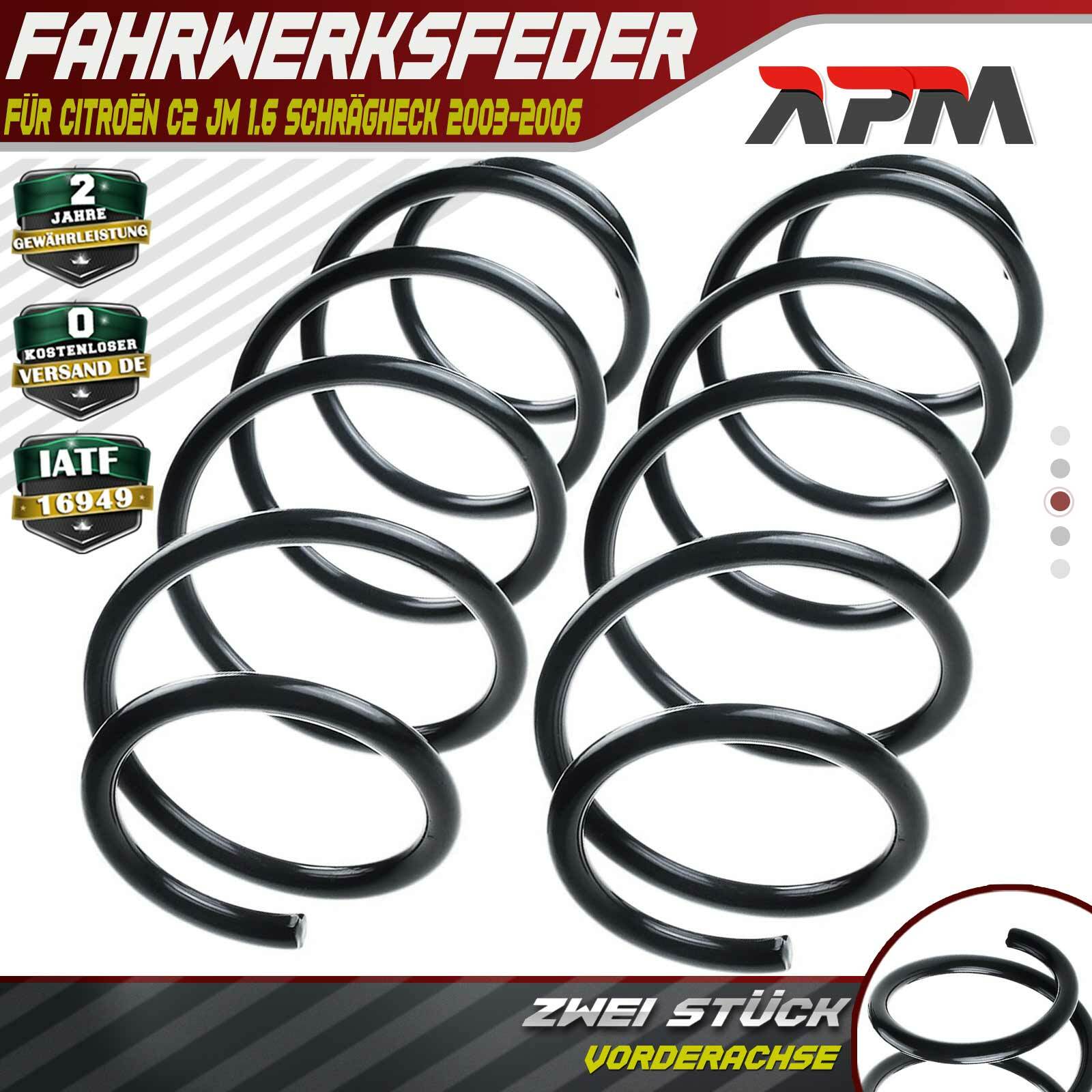 Frankberg 2x Federn Vorderachse Für MINI Cooper R50 R53 1.6L 2002-2006