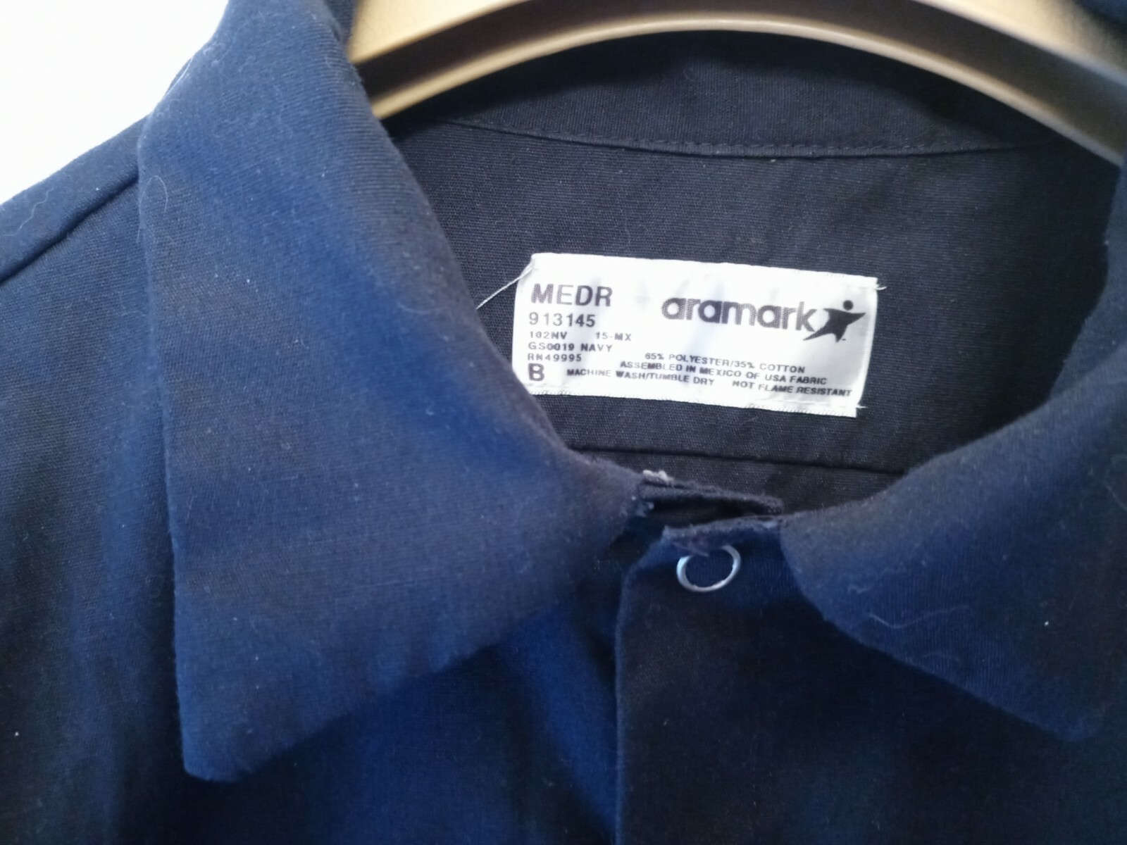 GOJET Airlines GO JET uniform shirt MedR Aramark shor… - Gem