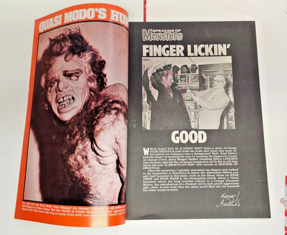 Famous Monster of Filmland #145 July 1978 Warren magazine - Image 3 of 4