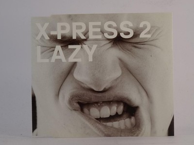 X-PRESS 2 FT DAVID BYRNE LAZY (J73) 4 Track CD Single including Picture Sleeve S