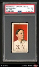 1909 T206 Al Bridwell No Cap Giants VARIATION PSA 4 - VG/EX