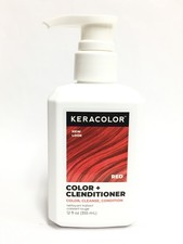 KeraColor Color Clenditioner - Red, 12 oz