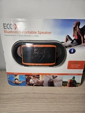 EcoXGear ECOXBT Rugged & Waterproof Wireless Bluetooth Speaker in Black New 