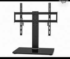 Universal TV Stand Base 27-60  TVs Height Adjustable VESA 400x400 Glass Base