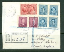 CANADA DESTRUCTION BAY YUKON 28 1 61 REGISTERED COVER TO ROBERT WOODALL UK