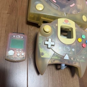 SEGA Dreamcast HELLO KITTY Skeleton Pink HKT-3000 Console Not tested