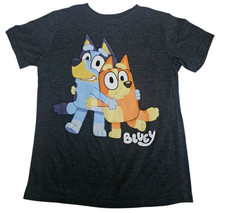 Bluey T Shirt Dark Gray Kids Top Size Medium Cotton Blend Bluey Bingo Boy Girl