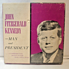1963 John Fitzgerald Kennedy Man and President 8mm Castle Films No. 196