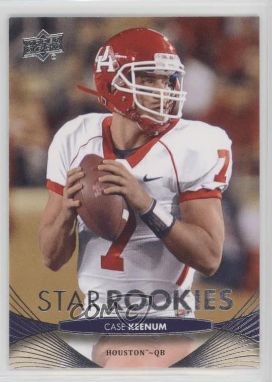 2012 Upper Deck Star Rookies Case Keenum #67 Rookie RC 1q9