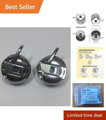 Replacement Bobbin Cases for Front Loading 15 Class Sewing Machines Two Count