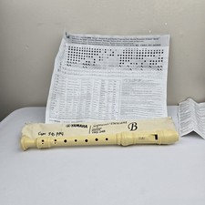 Yamaha YRS-24B Soprano Recorder - Off White