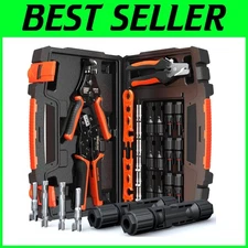 Comprehensive Solar Panel Tool Kit: Crimper, Strippers, Cutters & Connectors