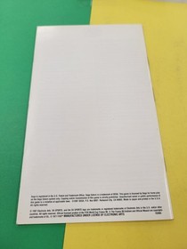 FIFA Road to World Cup 98 1998 calcio Sega Saturn gioco solo manuale istruzioni