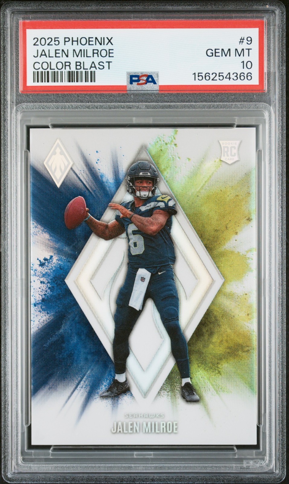 Jalen Milroe Panini Phoenix Color Blast #9 Base