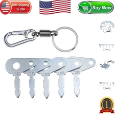 Universal 5X Ignition Keys for Tractors - Reliable Replacement Parts for Farmers
