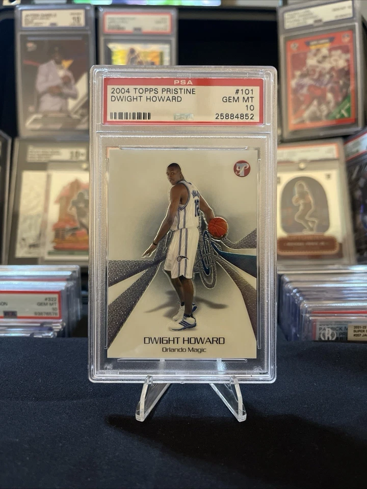 DWIGHT HOWARD 2004 Topps Pristine Rookie #101 RC - HOF  GEM MINT PSA 10🔥🔥🏀🏀 - Image 3 of 3