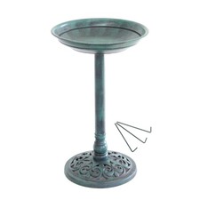 NEW! Traditional Ornamental Garden Pedestal Bird Bath Outdoor Water