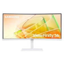 Samsung Monitor 34" ( LED 3440x1440 UWQHD 100Hz ) HRM SERIE ViewFinity S6 Curvo