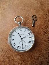 Sehr alte englische Taschenuhr Sterlingsilber 925 THOs Russel & Son Liverpool