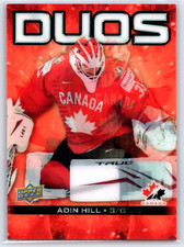 2025-26 UD Tim Hortons Team Canada Duos - Adin Hill / Darcy Kuemper #CO-8