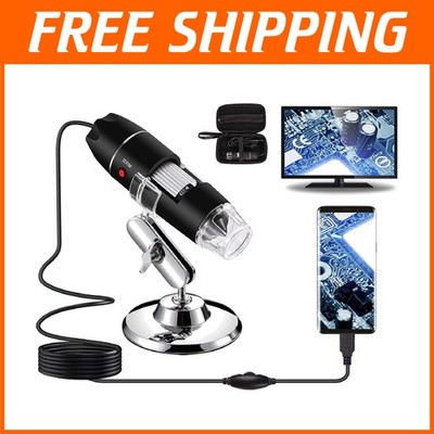 Portable USB Endoscope with 8 LED Lights & Carrying Case