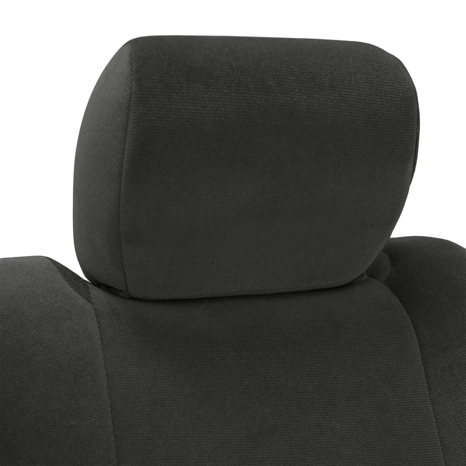 For GMC C1500 Suburban 95-99 Velour 3rd Row Charcoal Custom Seat Covers Foto 2 de 4
