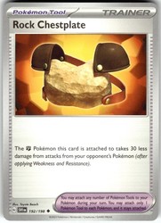 Rock Chestplate - 192/198 - Uncommon - Scarlet & Violet Base Set