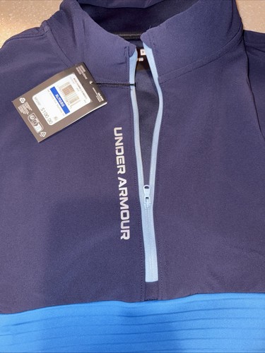 NEW Under Armour Storm Evolution Daytona Mens XL Blue Golf Pullover 1379742 $100 - Picture 7 of 11
