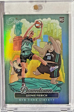 2024 WNBA PANINI ROOKIE ROYALITY DOWNTOWN SSP LEONIE FIEBICH NEW YORK LIBERTY