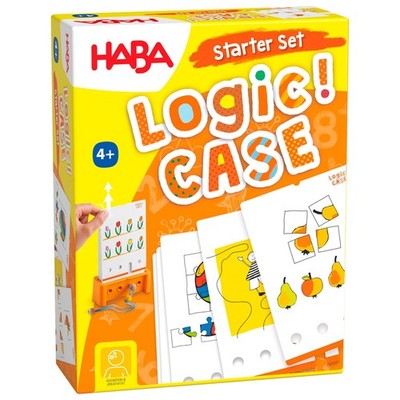 HABA Logic! CASE Starter Set - Brain Teaser Puzzles and Car Games for Kids Ag...