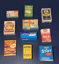 Pretend Kitchen GROCERY Play Food Boxes MINI - INT L USA LOT OF 10