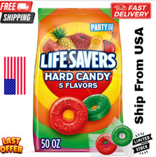 Life Savers 5 Flavors Hard Candy, Party Size - 50 oz Bag