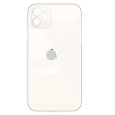 Back Glass Rear Housing Battery Cover Camera Lens For iPhone 12 White