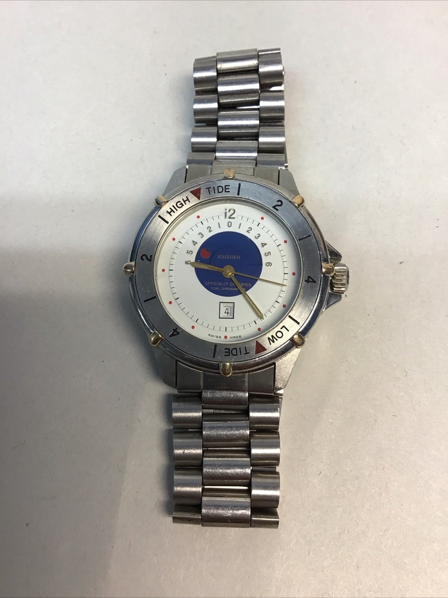 Stainless Steel Krieger Tide Watch Krieger Tide Watch Krieger