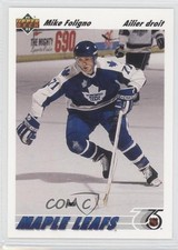 1991-92 Upper Deck French Mike Foligno #212 0a4
